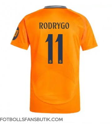 Real Madrid Rodrygo Goes #11 Replika Bortatröja 2024-25 Kortärmad